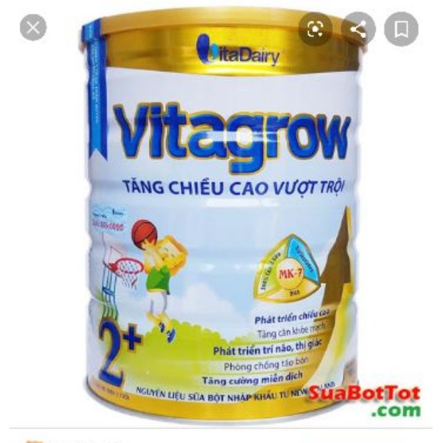 Sữa vitagrow số 4 900g (mẫu mới 2+)