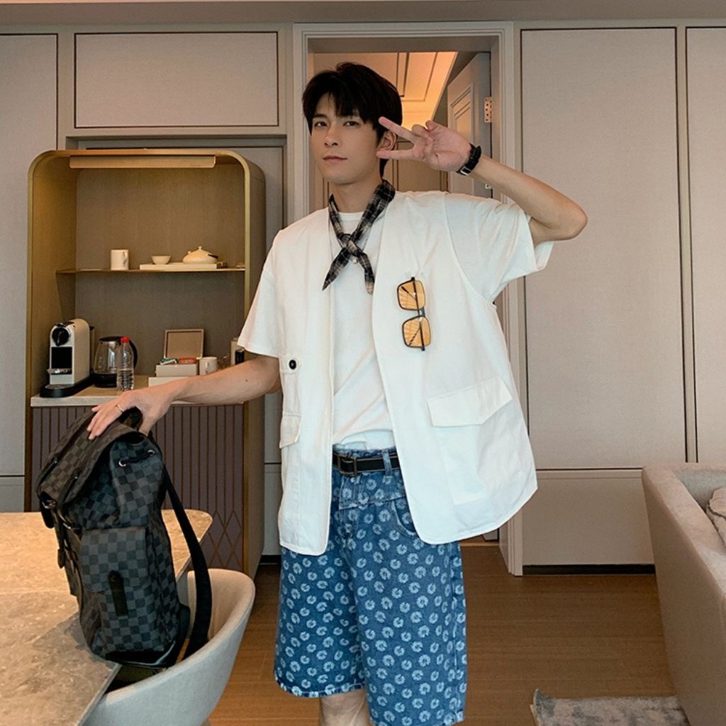 Áo Gile Tunoma áo khoác kaki unisex cao cấp phong cách Hàn quốc GL02