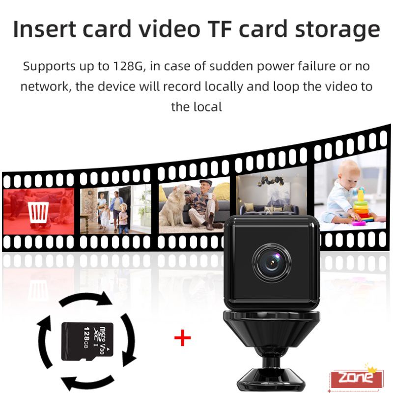 ⭐100% Thương Hiệu Mới⭐Mini 1x6ds Camera Không Dây 1080P Không Dây Wifi Camera Giám Sát Từ Xa Nhà Bảo Vệ An Ninh 'Vùng