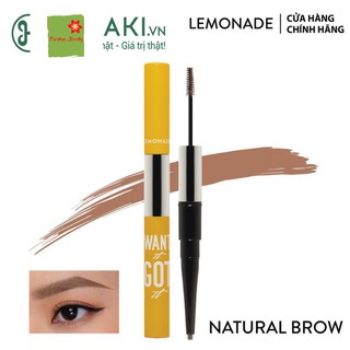 Chì kẻ mày 2 đầu lemonade want it got it dual eyebrow