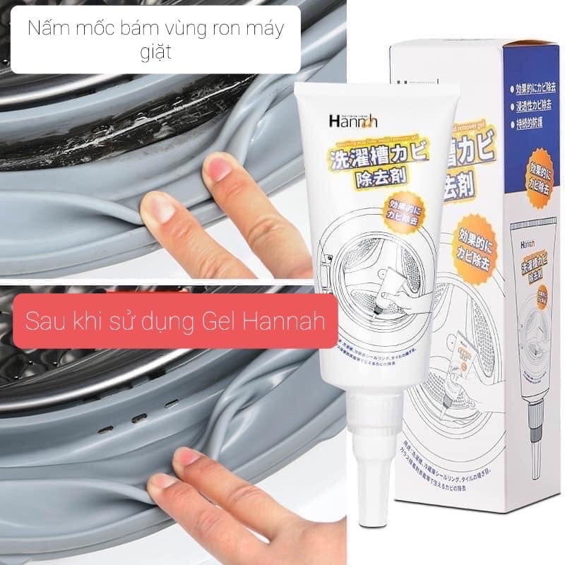 GEL TẨY MỐC, MẢNG BÁM RON CAO SU TỦ LẠNH, MÁY GIẶT HANNAH SIÊU SẠCH