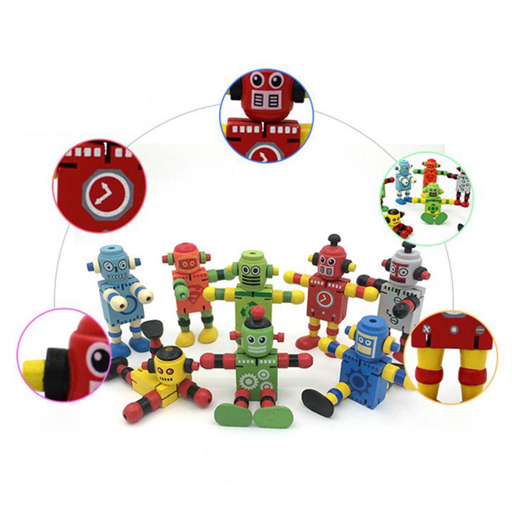Newest Early Educational Toys Creative Personality Building Blocks Toys Wooden