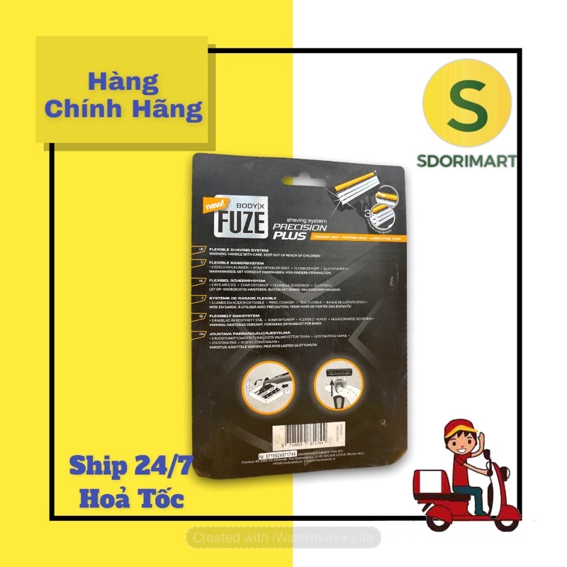 Dao cạo râu Fuze Đức 21 lưỡi Razors thay thế