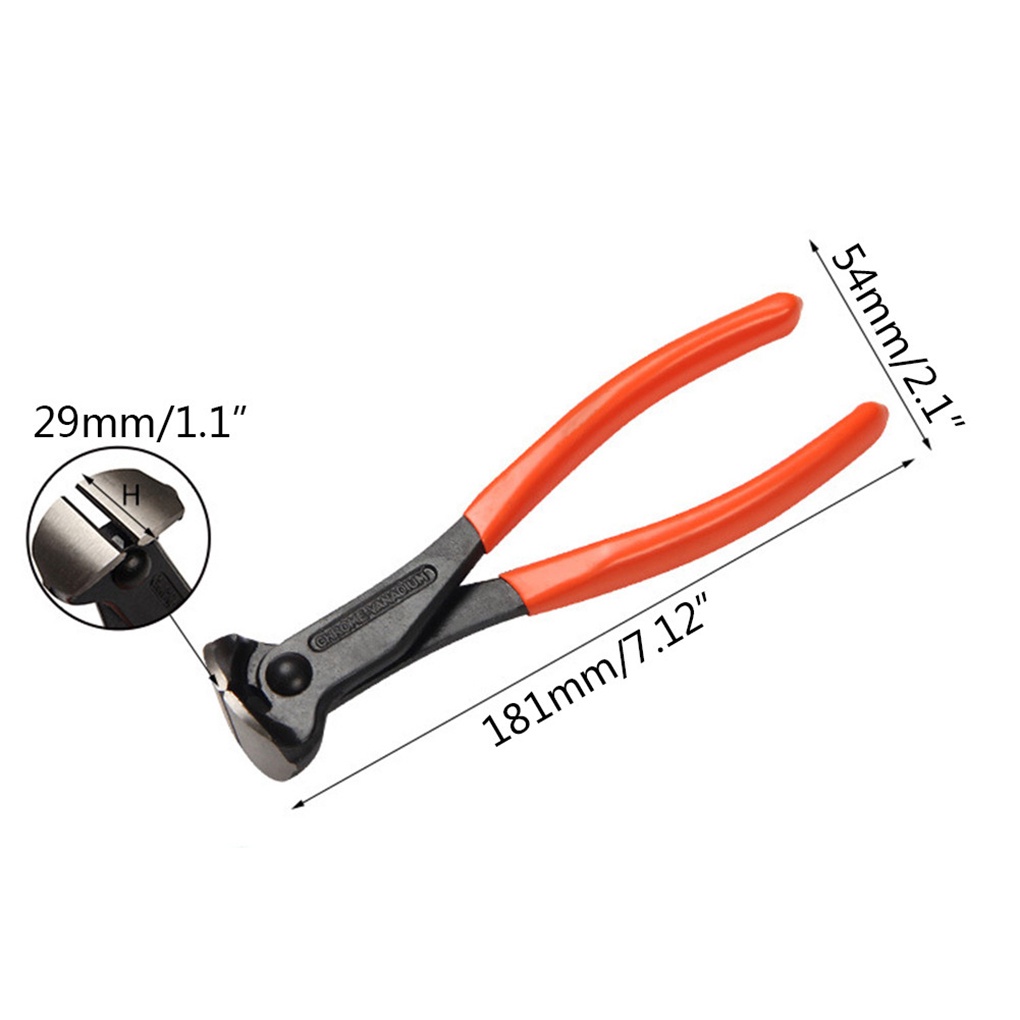 [GLOBAL] 7&quot; Heavy Duty Guitar Fret Tool Scissors Wire Luthier Tool Fret Wire End Plier Precision Ground