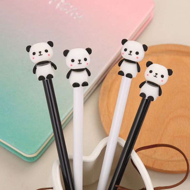 [Mã LIFEB04ALL giảm 10% tối đa 15K đơn 0Đ] [B025] Bút viết bi nước - panda gấu trúc (đầu nhúc nhích)