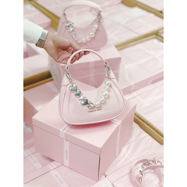 Túi Dây xích Ngọc hộp nơ xịn sò xuất xịn size mini 18cm