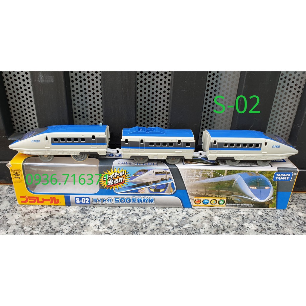 Mô hình tàu hỏa chạy pin Takara tomy S02 có đèn