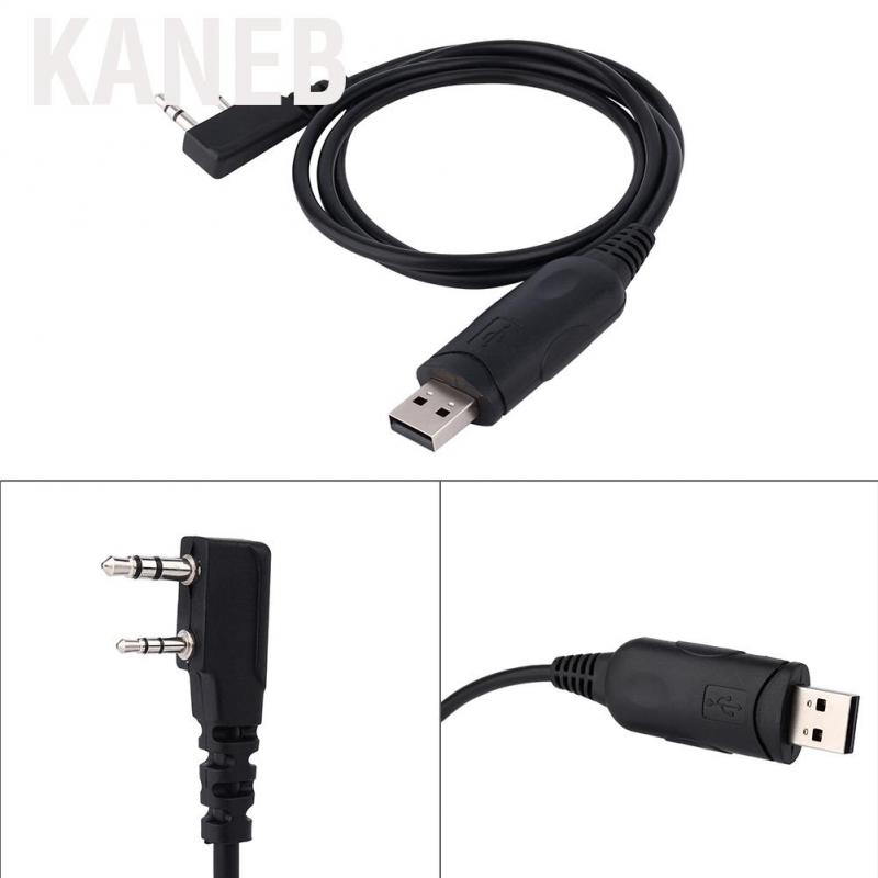 Dây cáp USB 1m cho bộ đàm Baofeng UV-5R 888S Kenwood 2 Pin