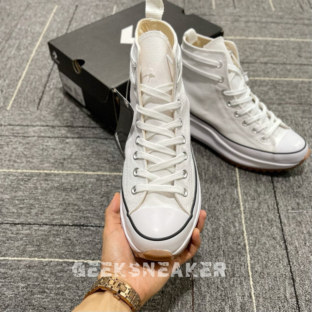 [GeekSneakerZone] Giày Cvs [White/Blue] Run Star Hike JW Anderson White - CAO CỔ TRẮNG