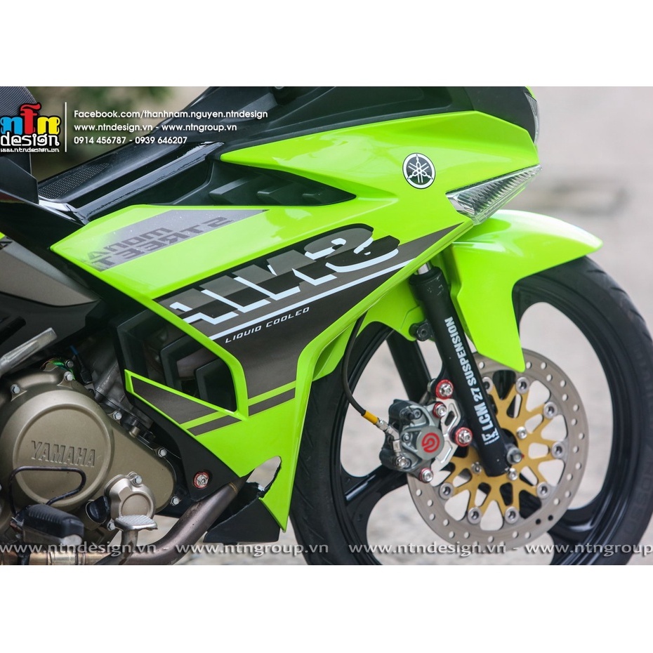 Tem rời exciter 150 xanh chuối Sniper độc