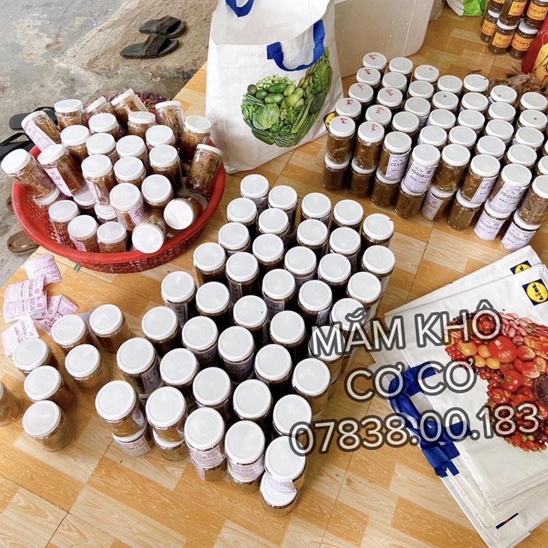 Mắm Cá Sặc Đặc Sản Châu Đốc An Giang Hũ 500g, Mắm Chưng Nhà Làm Loại Ngon, Mắm Cá Cơ Cơ