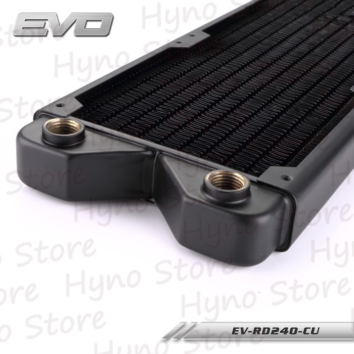 EVO RD240-CU Két nước làm mát giá rẻ Tản nhiệt nước custom - Hyno Store