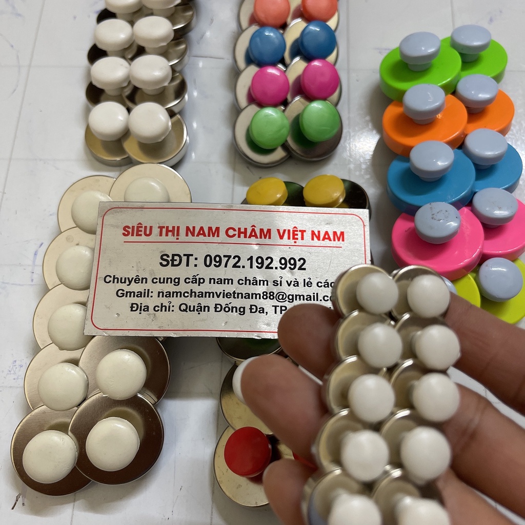 Nam Châm Đính Bảng các loại D16 ,D27. D28,D34MM