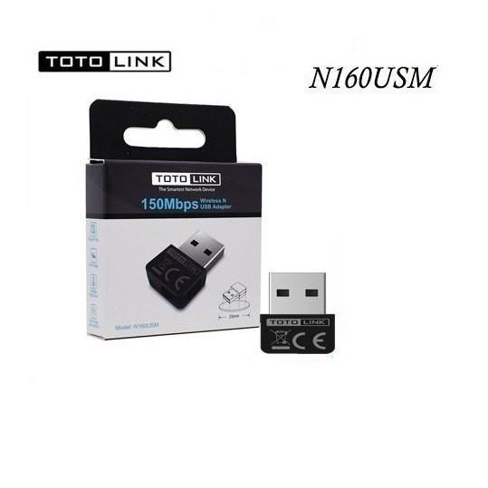 USB Thu Wi-Fi N160USM Totolink siêu nhỏ chuẩn N 150Mbps