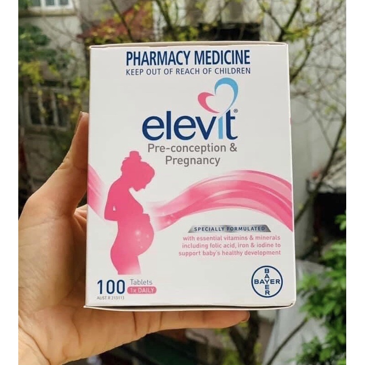 Vitamin tổng hợp Elevit cho bà bầu của Úc - 100 viên