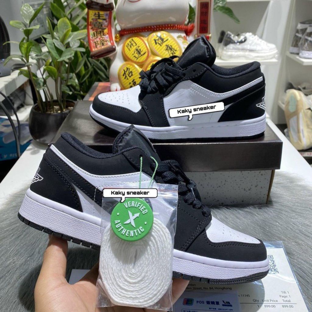 Giày Thể Thao 𝗷𝗼𝗿𝗱𝗮𝗻 Panda , Giày Sneaker JD Cổ Thấp Màu Đen Dành Cho Học Sinh Sinh Viên Đi Tập Thể Dục Tập Gym