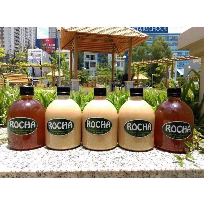Chai nhựa tròn lùn 500ml đựng trà sữa
