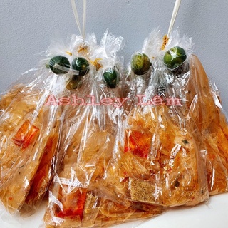 Xâu 10 bịch bánh tráng sợi dẻo đỏ tôm sa tế