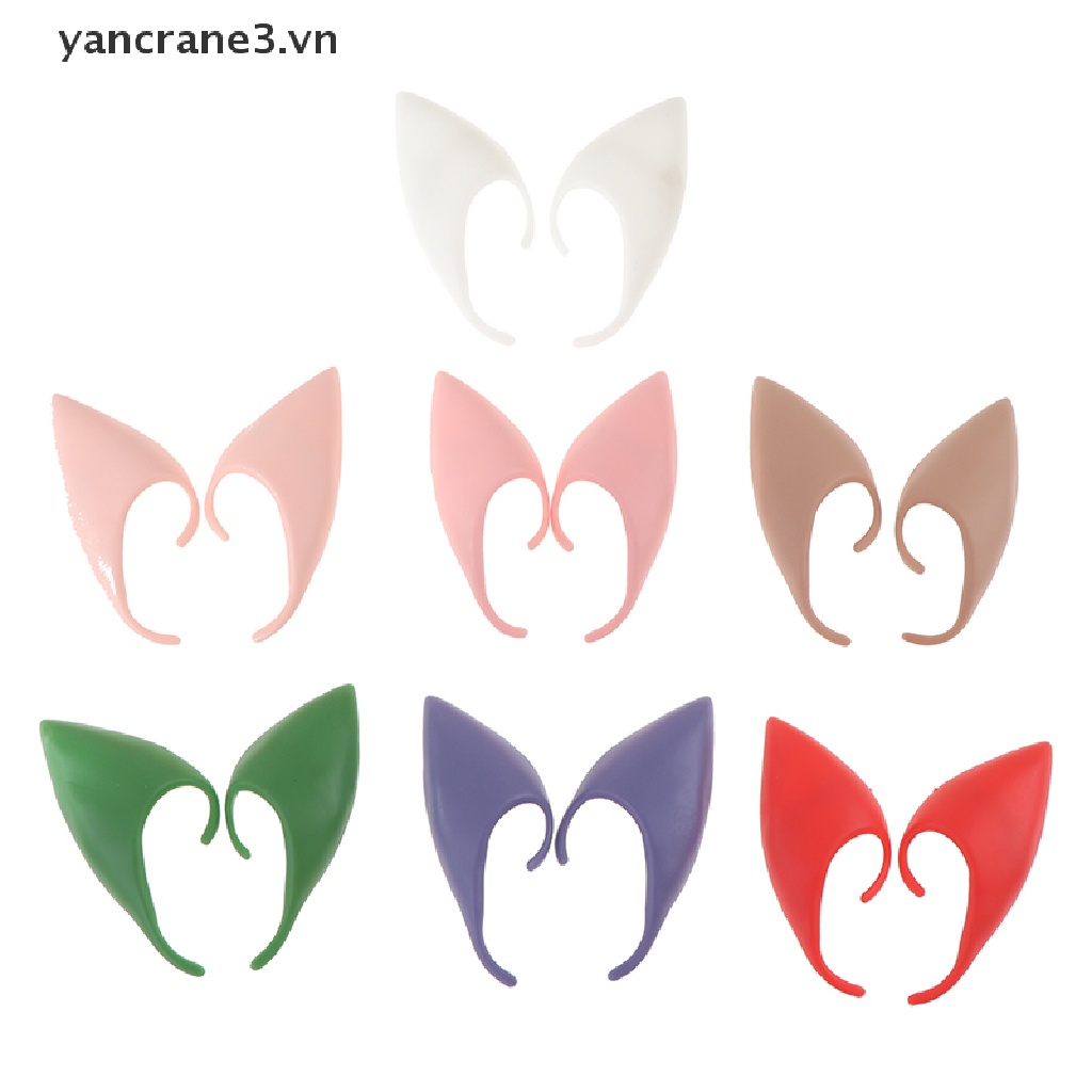 1 Cặp Tai Yêu Tinh Mềm Mại Hóa Trang Halloween {yancrane3.vn