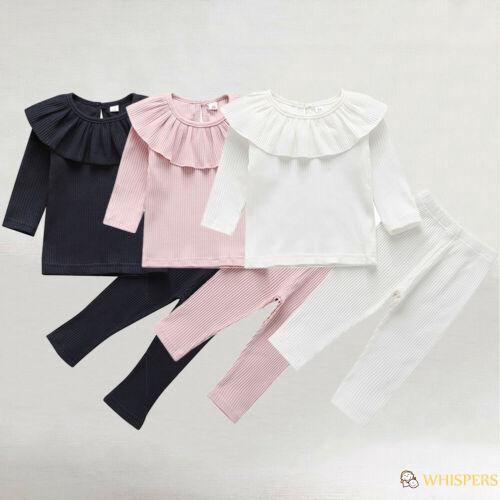 Set Quần Legging Và Áo Tay Dài Xinh Xắn Cho Bé Gái