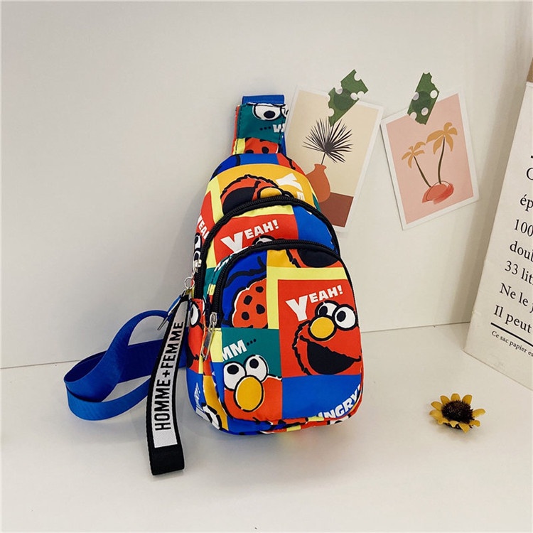 Túi Đeo Chéo Ngực Vải Nylon Cỡ Nhỏ Thiết Kế Dễ Thương Cho Bé