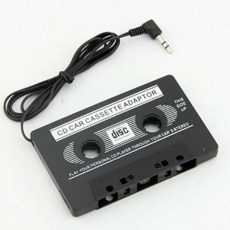 Cassette Băng Aux Adapter Xe Máy Nghe Nhạc MP3 Chuyển Đổi 3.5 Mm Jack Cắm Cho Ipod iPhone MP3 Cáp Cd