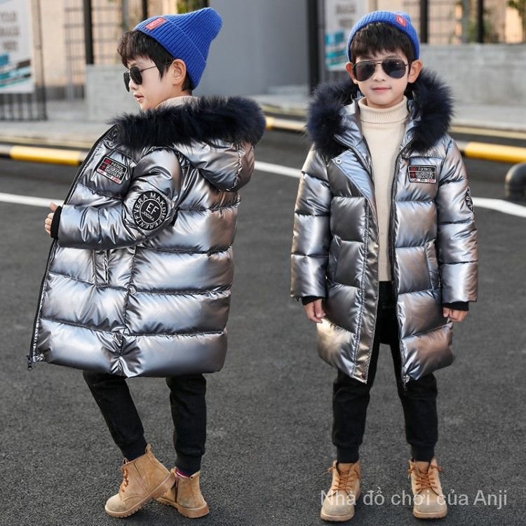 Korean Winter Boys Handsome Warm Large Cotton Fur Collar