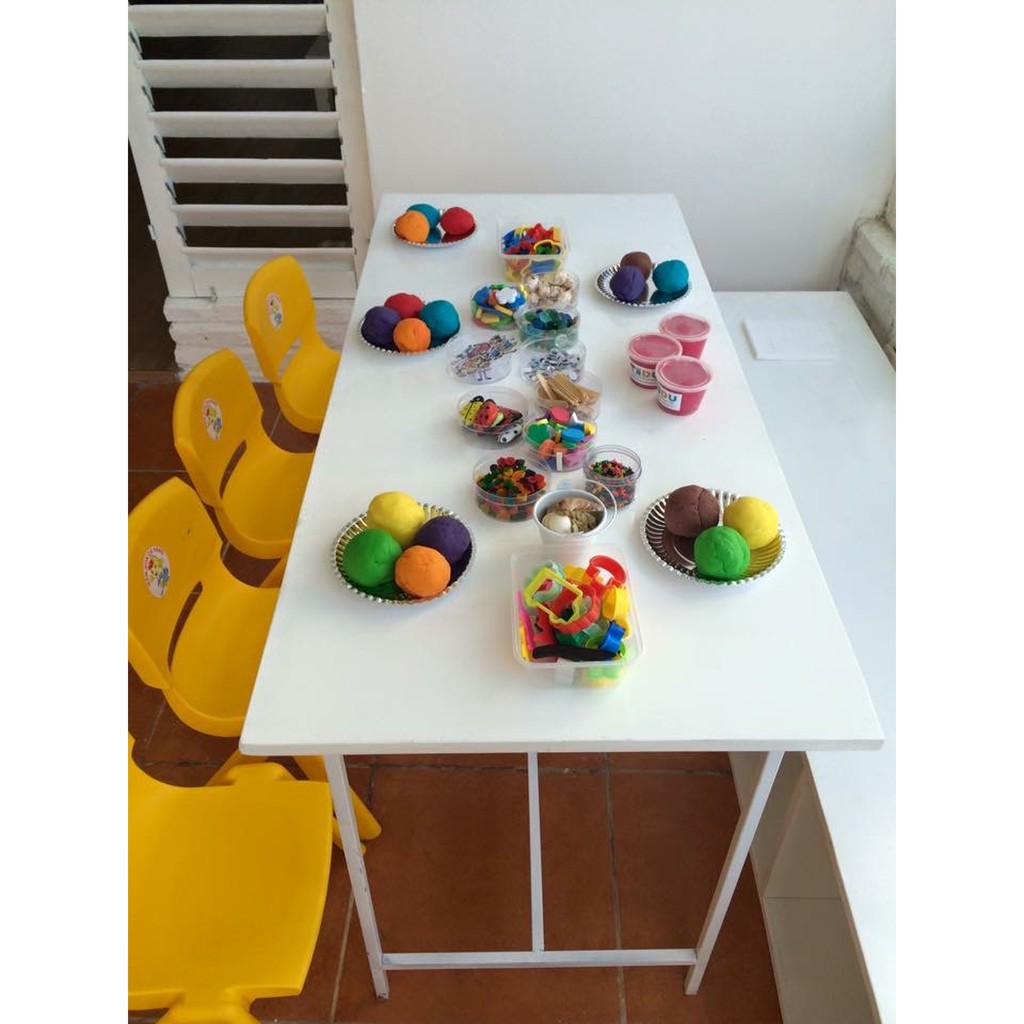 Bột nặn đất nặn an toàn TEDU - combo 2: Khu vườn của bé