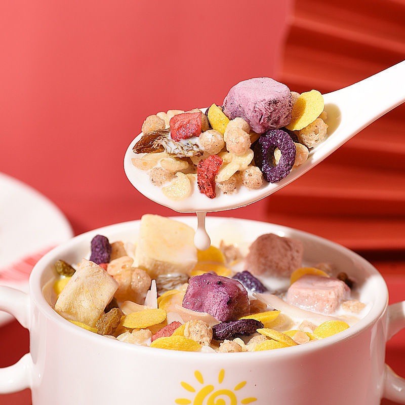 [SẴN] Ngũ cốc sữa chua mix hoa quả ngũ cốc dinh dưỡng MEIZHOU- túi 400-500g | BigBuy360 - bigbuy360.vn