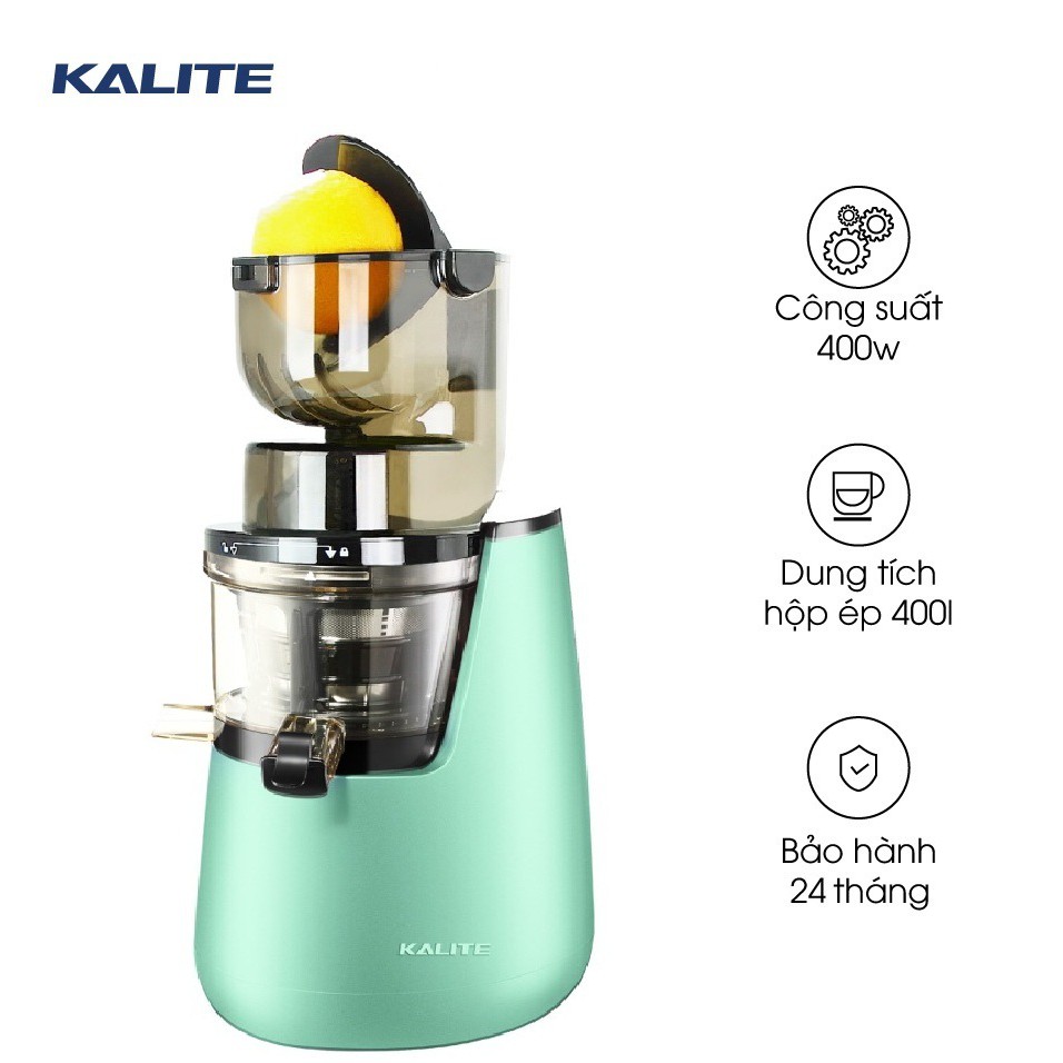 Máy ép chậm Kalite KL 598 công suất 400W dễ dàng vệ sinh, hàng chính hãng