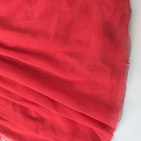 Đầm cotton Carter's đỏ tim kim tuyến lật chân voan