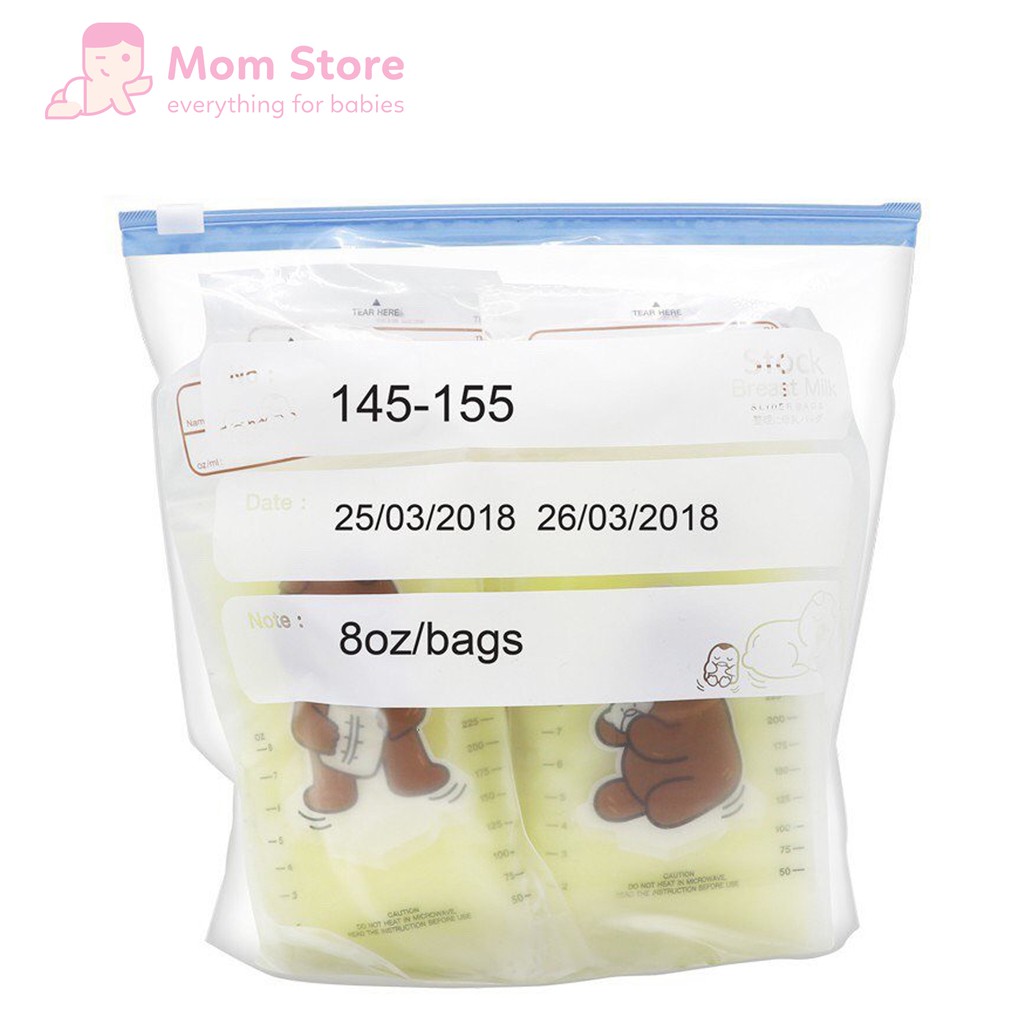 Túi Ziplock Bảo Quản Sunmum Thái Lan (Hộp 10 túi)