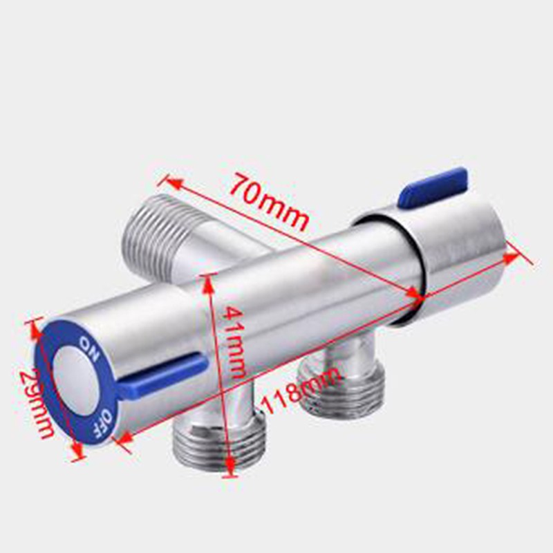 Vòi nước hai đầu đa năng bằng thép không gỉ tiện dụng