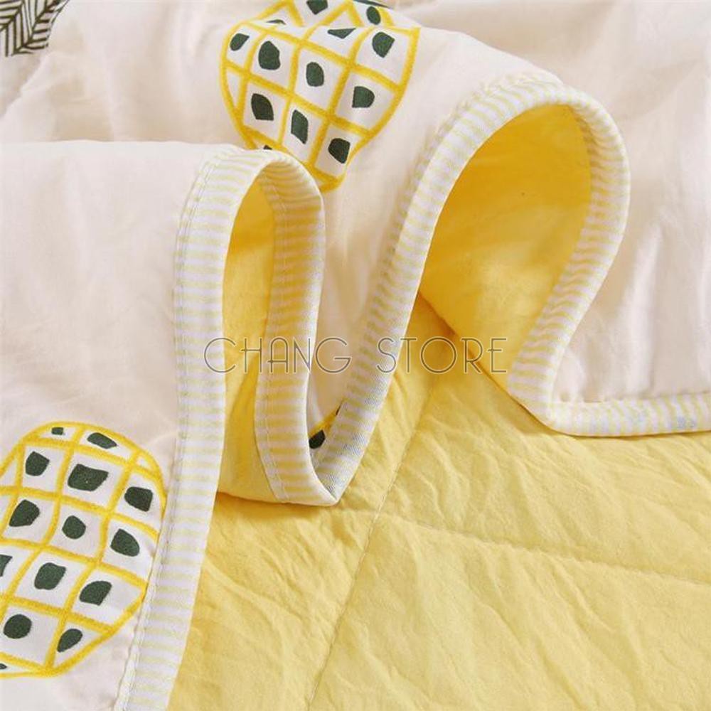 Chăn Đũi Điều Hòa Chất Liệu Cotton Họa Tiết Ngộ Nghĩnh Cho Bé