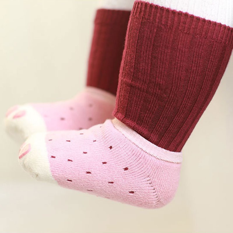 Tất Cổ Thấp Hoạ Tiết Hoạt Hình Chống Trượt Cho Bé