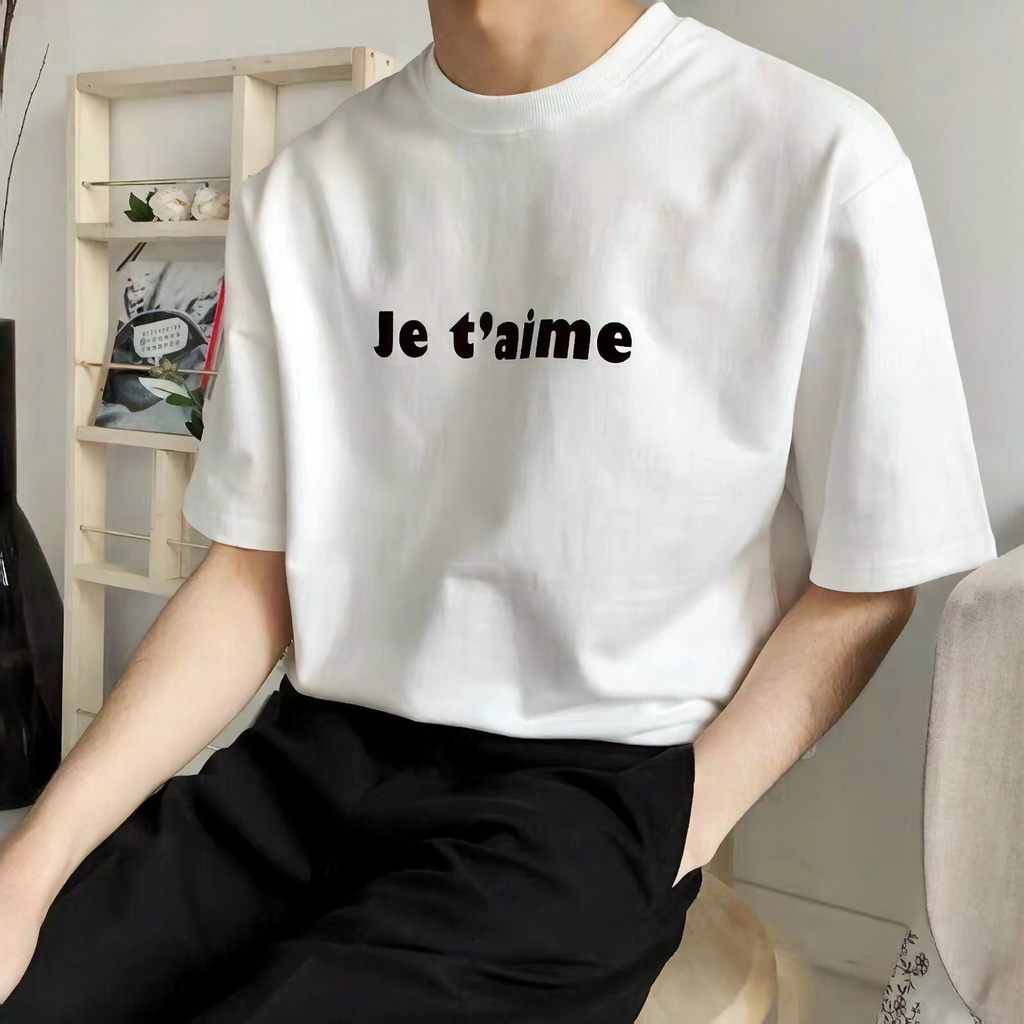 ÁO THUN BASIC TEE FROM RỘNG TAY LỠ JE T'AIME