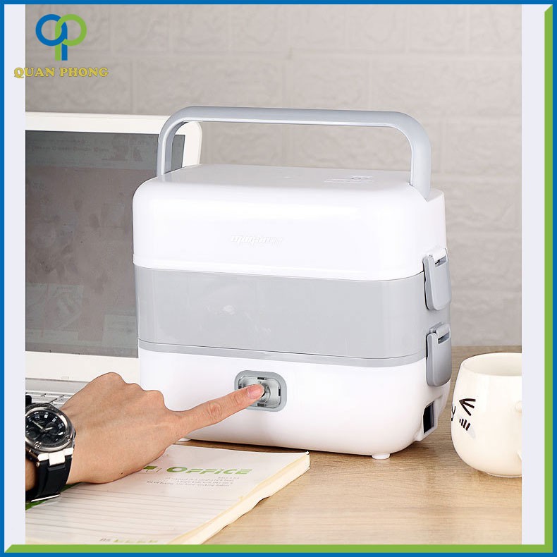 Hộp Cơm Điện Đa Năng Hâm Nóng Và Tự Nấu Chín Thức Ăn Với 4 Ngăn Inox | BigBuy360 - bigbuy360.vn
