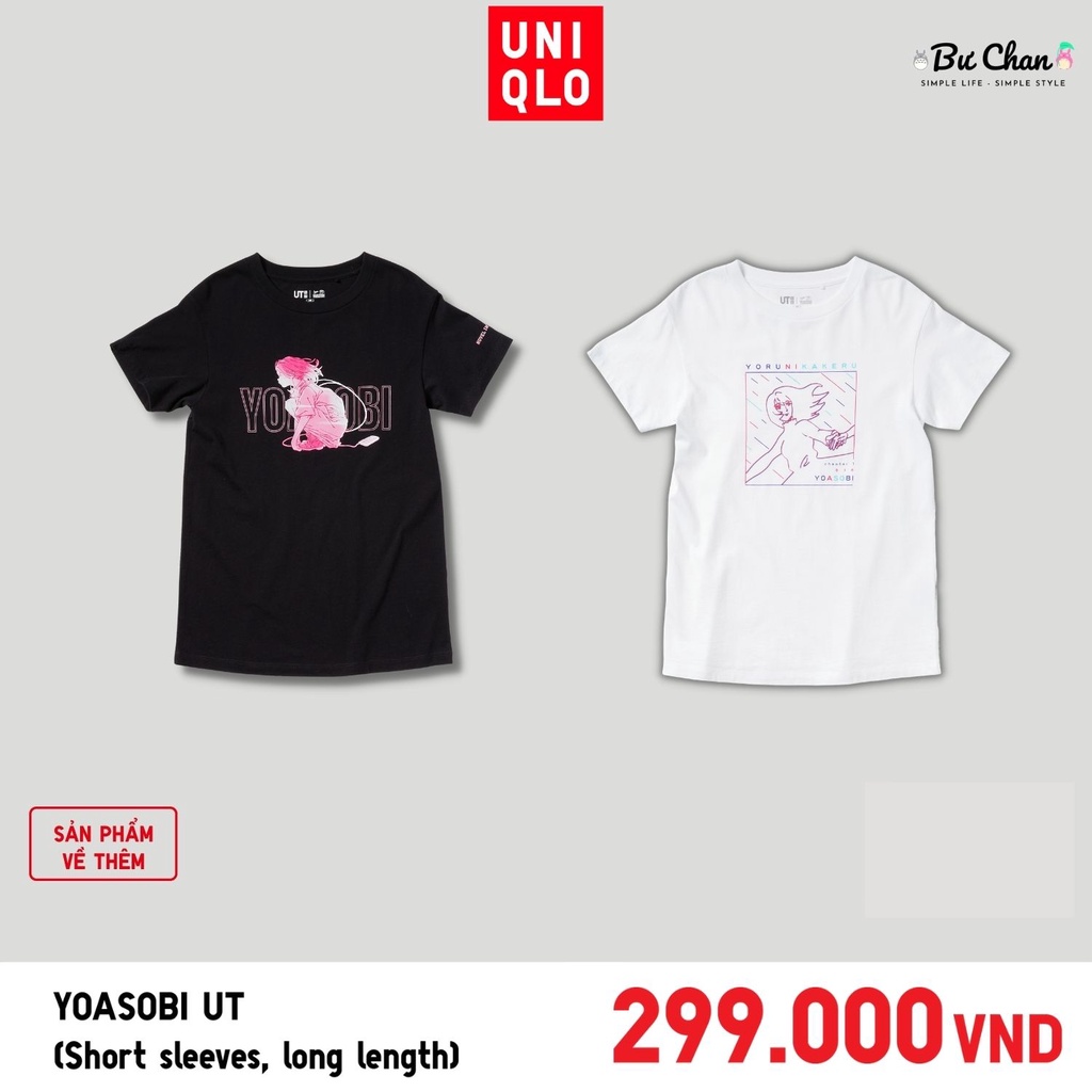 Áo thun UT Nữ YOASOBI ❤️ (UNIQLO Nhật Chính Hãng)