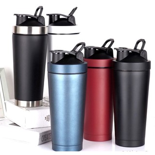 BÌNH GIỮ NHIỆT GYMSHARK KÈM BÓNG LẮC LÒ XO INOX