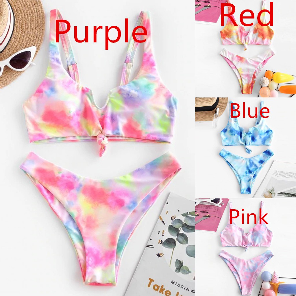 Bộ Bikini Hai Mảnh Cột Dây Cổ Yếm Quyến Rũ Cho Nữ | BigBuy360 - bigbuy360.vn