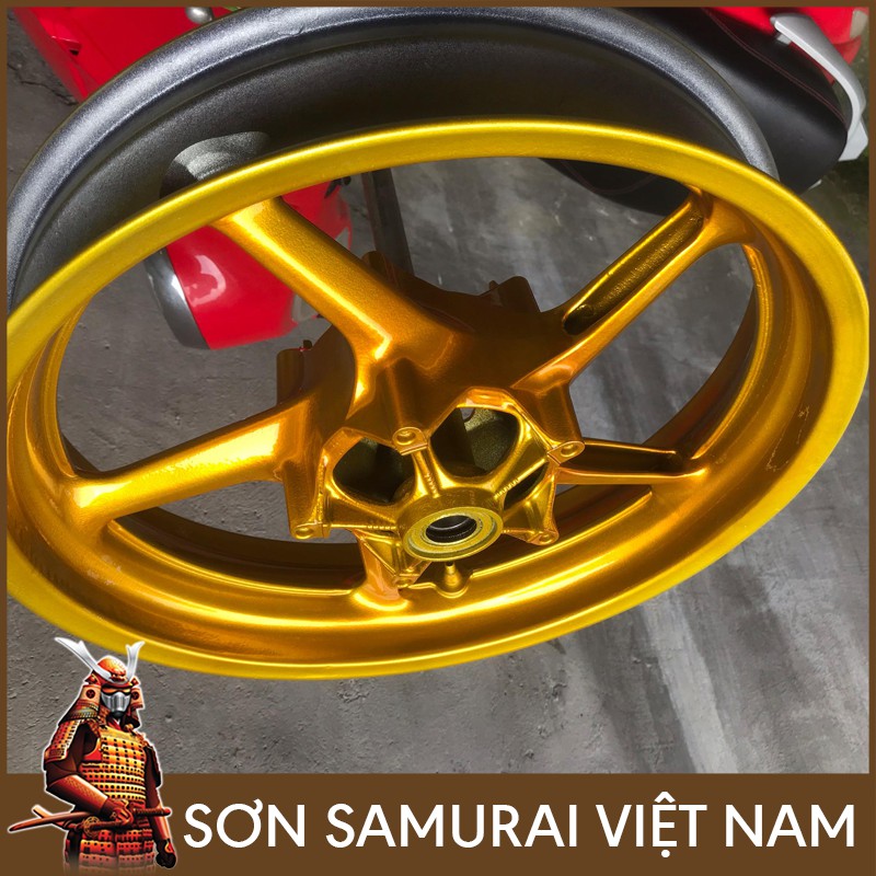 Combo sơn màu vàng candy Y016 Samurai