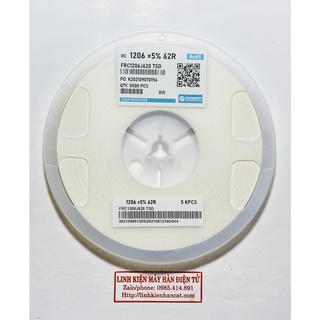 100 con điện trở dán 62r kiểu 1206 smd