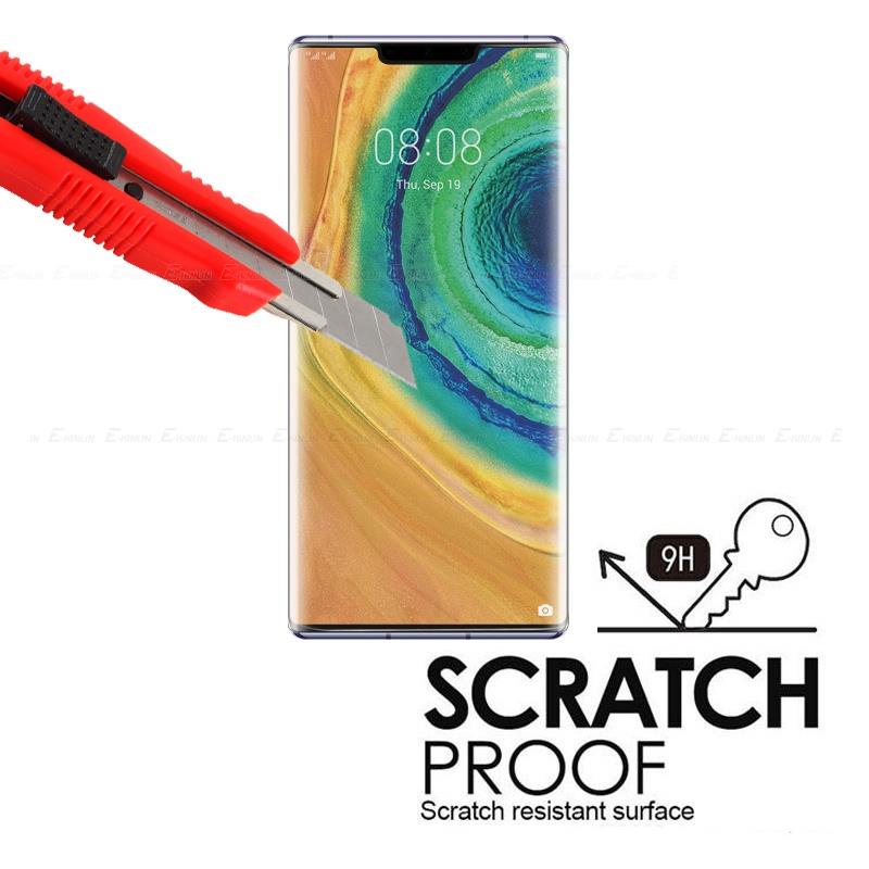 Kính Cường Lực 9H Bảo Vệ Toàn Màn Hình Viền Cong 3D Cho HuaWei Mate 50 40 30 20 Pro Plus Lite RS 40E 30E