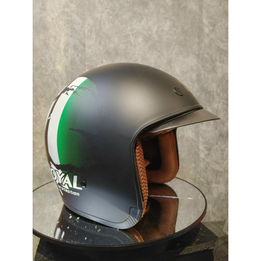 Mũ bảo hiểm xe máy 3/4 Royal M139 có kính âm, màu khói ,size M,L,XL dành cho nam, nữ CHÍNH HÃNG BH 12 THÁNG