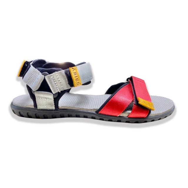 Giày Sandal Nam ARICH BY ARIES Màu Đỏ Bạc Thời Trang - Dép Sandal Quai Hậu - AMSS02