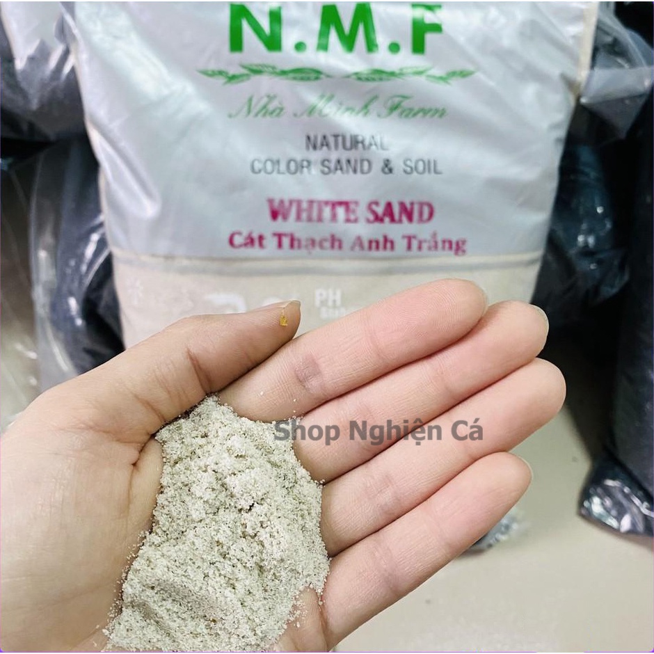 Cát Thạch Anh Trắng  - Trải Nền Trang Trí Bể Cá, Bể Thủy Sinh