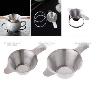 Vợt lọc trà inox-gác vợt inox