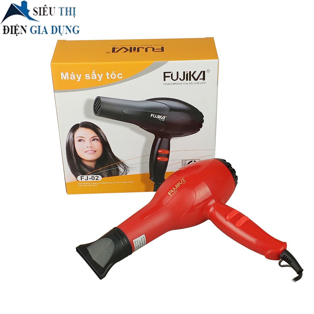 Máy sấy tóc 1800W Fujika FJ-02 B5 chỉnh nhiệt độ và tốc độ gió riêng