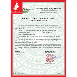 Kẹo Hồng Sâm Vitamin 200g Combo 5 Gói