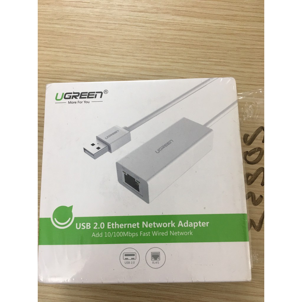 Cáp USB 2.0 to Lan chính hãng cao cấp Ugreen 20253